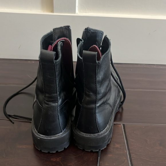 Zara Girls Black Combat boots - Picture 2 of 3